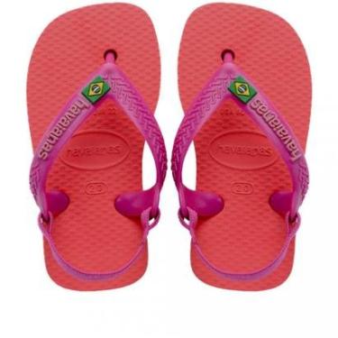 Imagem de Sandália Infantil Feminina Havaianas Brasil Logo-Feminino