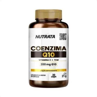 Imagem de Coenzima Q10 Coq10 200mg TCM Vitamina E 30 Capsulas Nutrata-Unissex