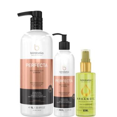 Imagem de Borabella Perfecta 1Litro Perfecta 350ml Óleo Argan 60ml