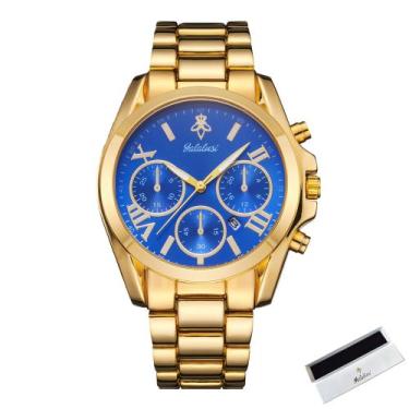 Imagem de Relógio de Pulso de Quartzo Feminino - Azul - Sanda, Azul