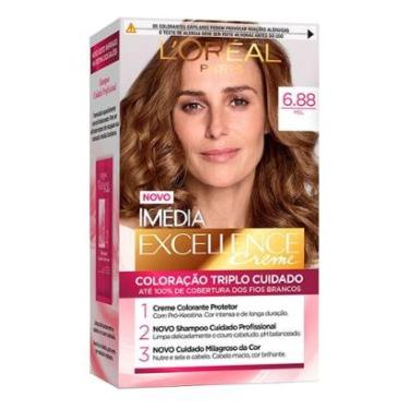 Imagem de Coloração Imédia Excellence L’Oréal Paris – Tons Castanhos 6.88 Mel-Unissex
