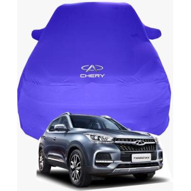Imagem de Capa de Carro Chery Tiggo 5X Tecido  Lycra Premium - Cadilhe Capas, Az