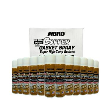 Imagem de Spray Cobre Juntas Cabeçote Cooper Gasket 225g Abro Cx. 12un