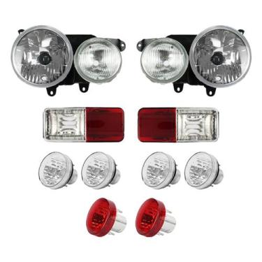 Imagem de Kit Completo Farol L200 Sport Outdoor Savana Pajero Tr4 04/ - IAM