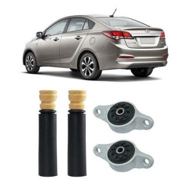 Imagem de 2 Kit Do Amortecedor Traseiro Hyundai Hb20s 2012 2013 2014 - QualyKits
