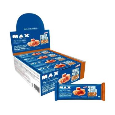 Imagem de Barra de Proteína Power Protein Crisp Caixa com 12un Max Titanium, Mil