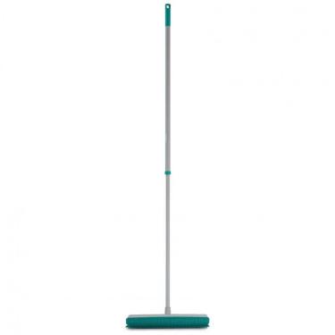 Imagem de Vassoura Emborrachada 2 em 1 Verde Esmeralda para Varrer Esfregar e Secar com Cerdas em...