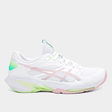Imagem de Tênis Asics Solution Speed Ff 4 Feminino, Branco, Bege, 35