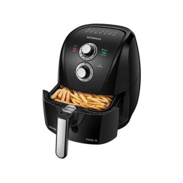 Imagem de Fritadeira Sem óleo Air Fryer Mondial 4L 1500w Preto 220V, Preto, 220V