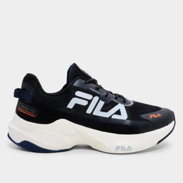 Imagem de Tênis Fila Recovery Masculino, Chumbo, Prata, 42
