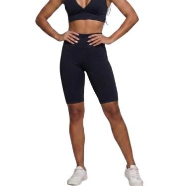 Imagem de Bermudão Suplex Liso Vekyo Roupa Para Academia Treino Moda Fitness Feminina Musculação-...