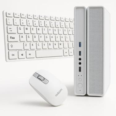 Imagem de Computador Slim Branco MultiPC Intel i3 6ª Geração RAM 8GB SSD 256GB W