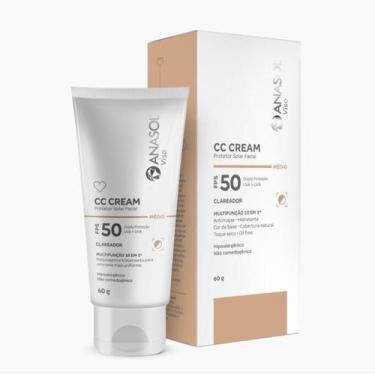 Imagem de Protetor Solar Facial CC Cream FPS 50 Cor Média - Anasol