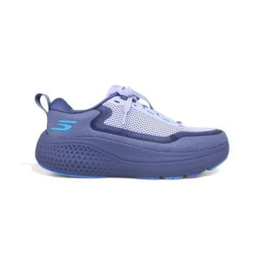 Imagem de Tenis Skechers Go Run Supersonic Max - masculino - azul e branco, Azl,