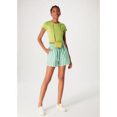 Imagem de Blusa Feminina Cropped Canelada - Hering