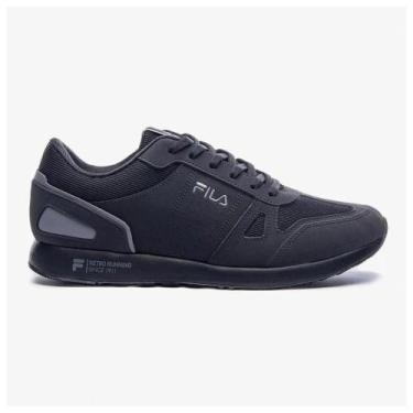 Imagem de Tênis Esportivo Fila Masculino Classic Academia Corrida Maratona, Pret