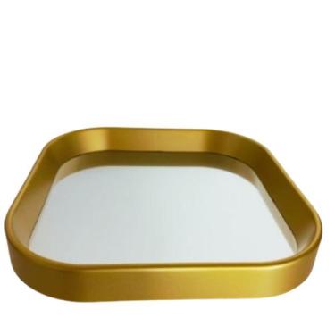 Imagem de Bandeja ou Espelho Plástico 1un 25x25cm  Dupla Utilidade  - Arca distr