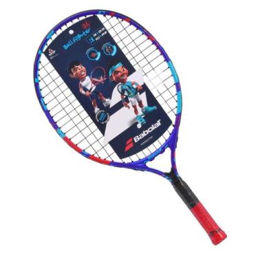 Imagem de Raquete de Tênis Infantil Babolat Ballfighter 21 Preta Laranja e Azul