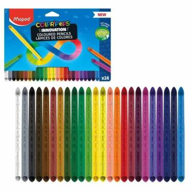Imagem de Lápis de Cor Colorpeps Infinity 24 e 12 Cores Maped