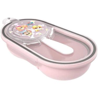 Imagem de Pote para Papinha com Colher 17945 Ideal para Armazenar Refeições Licenciado Patrulha C...