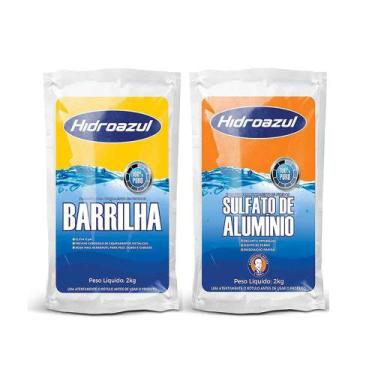 Imagem de Combo 01 Barrilha 2 kg + 01 Sulfato 2 kg - Hidroazul