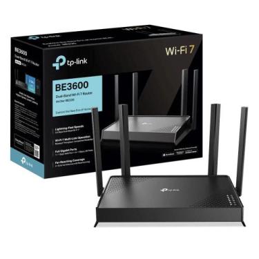 Imagem de Roteador TP Link WiFi 7 Archer BE220 DualBand WiFi 7 BE3600 2.4Ghz e 5