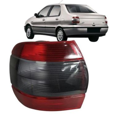Imagem de Lanterna Traseira Siena 1997 1998 1999 2000 Fumê - MG, Esquerdo Motori