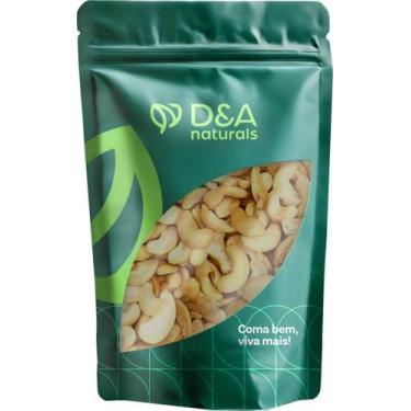 Imagem de Castanhas de Cajú Torradas em Bandas Com Sal e Sem Sal 500g - D&A Natu
