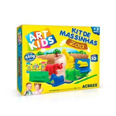 Imagem de kit massinha zoo - ACRILEX