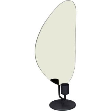Imagem de Castiçal Decorativo Porta Vela Home&co Metal 31x15x8cm Dourado - HOME 