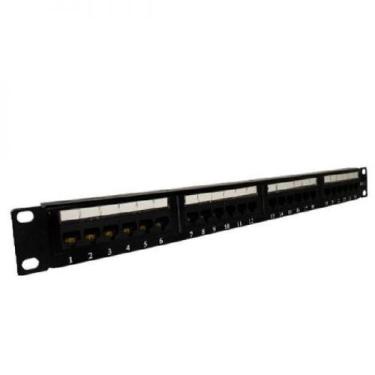 Imagem de Rack Eco Patch Panel 24P - Rj-45 Cat.5E - 1U - 19