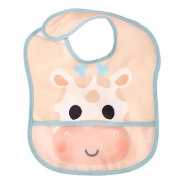 Imagem de Babador Buba Impermeavel Com Bolso Zoo Girafa