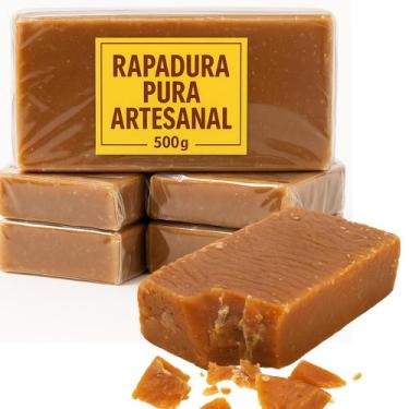 Imagem de Rapadura Artesanal Pura Mineira, sem Glutén 500g