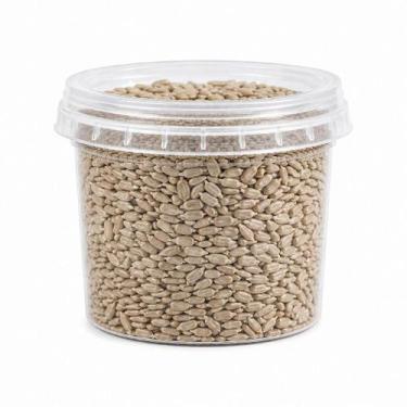 Imagem de Semente de girassol descascada crua pepita 100g - pote com tampa - no-