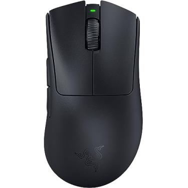 Imagem de Razer Mouse para jogos DeathAdder V3 Pro: 63 g ultraleve - Sensor óptico Focus Pro 30K - Interruptores ópticos rápidos Geração 3 - HyperSpeed Wireless - 5 botões programáveis - Bateria de 90 horas -