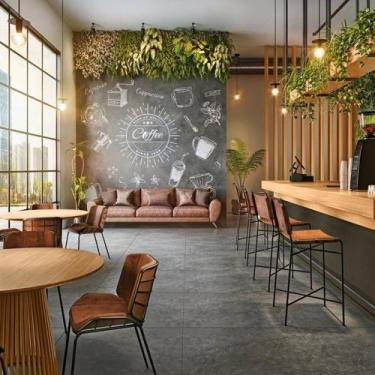 Imagem de Piso Laminado Colado Régua Square 4,92m2 - Marmore Imperador - Eucaflo