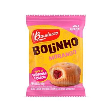 Imagem de Bolinho Recheado Baunilha e Morango Bauducco - Duplo 40g