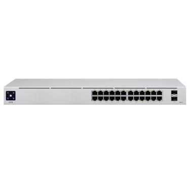 Imagem de Switch USW-24-BR Gigabit 24 Portas RJ-45 2P 1G SFP 120W Unifi Desempenho e Durabilidade Ubiquiti