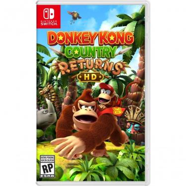 Imagem de Jogo Nintendo Donkey Kong Country Returns HD para Nintendo Switch - OLED Model e Lite - Preto