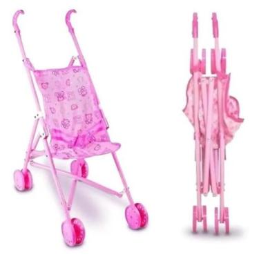Imagem de Carrinho De Boneca Bebe Reborn Brinquedo Infantil Passeio - birdking k