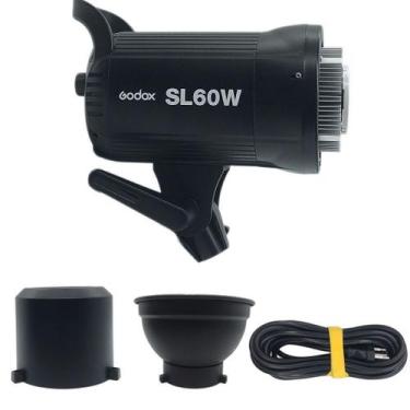 Imagem de Iluminador de LED Godox SL60W  60W Luz Contínua 5600K com Montagem Bow