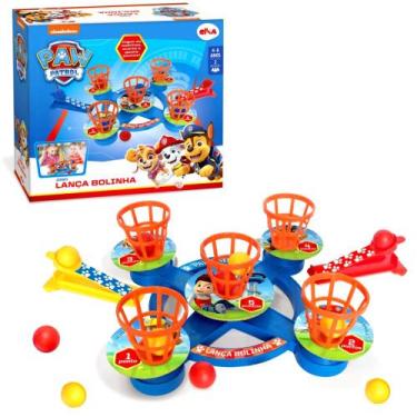Imagem de Jogo Infantil da Patrulha Canina Lança Bolas na Cesta Elka, Jogo Infan