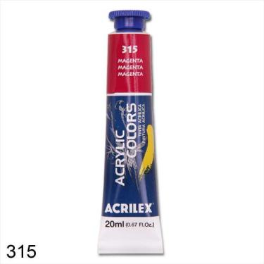 Imagem de Tinta acrílica Acrilex magenta 315 20ml