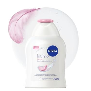 Imagem de NIVEA Sabonete Líquido Íntimo Suave 250ml, Limpeza Delicada, Mantém pH Natural, Extrato de Camomila, Cuidado Calmante, Uso Diário