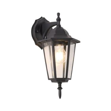 Imagem de Arandela Vitare Inferior 80061 Uso Interno e Externo IP65 Preta Nordecor Iluminação 35CM