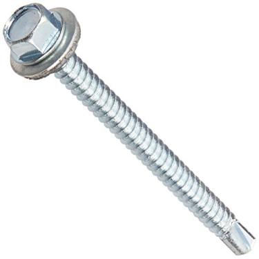 Imagem de The Hillman Group 561065 1/4-14 polegadas x 3 polegadas arruela de neoprene parafuso autoperfurante, pacote com 50