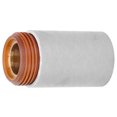 Imagem de 220048 Tampa de retenção de tocha de corte a plasma, tampa de bocal de cortador de plasma de cerâmica, acessórios de substituição de máquina de corte a plasma, com excelente condutividade e condutividade térmica