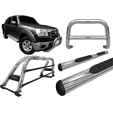 Imagem de Kit quebra mato+Estribo Oval +Santo Ant Ranger 97 a 12 CROMO