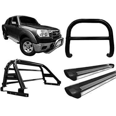 Imagem de Kit quebra mato+Estribo Pers +Santo Ant Ranger 97 a 12 PRETO