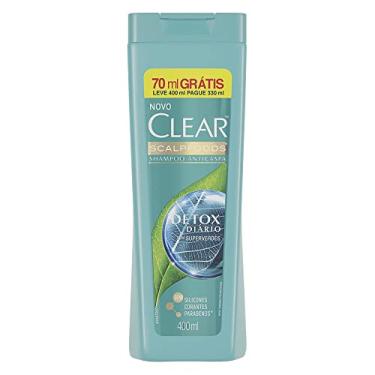 Imagem de Shampoo Clear Anti Caspa Feminino Leve 400ml Pague 330ml Detox